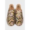 Snakeskin Oxfords
