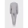 Tracksuit with ribbed print
