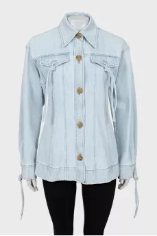 Slim fit denim jacket