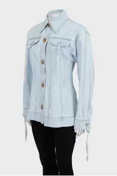 Slim fit denim jacket