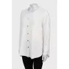 Loose fit ribbed cardigan