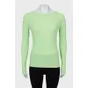 Light green ribbed long sleeve