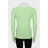 Light green ribbed long sleeve