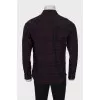 Men's purple checkered shirt