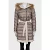 Reversible jacket with fur