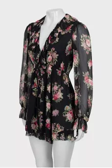 Floral Ruffle Jumpsuit