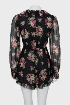 Floral Ruffle Jumpsuit