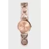 Gold tone stainless steel watch
