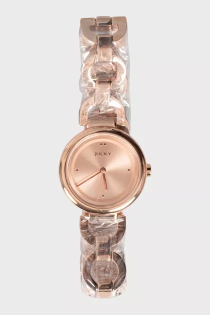 Gold tone stainless steel watch