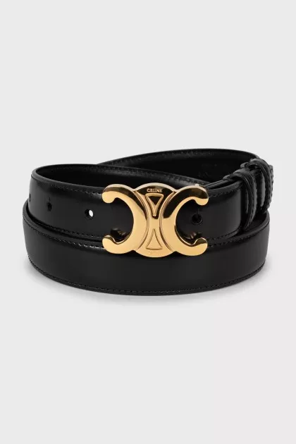 Triomphe leather belt