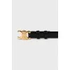 Triomphe leather belt