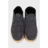 Men's suede lace-up boots