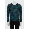 Straight-fit sweatshirt with print