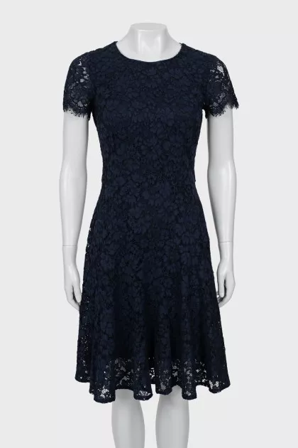 Short sleeve lace dress