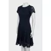 Short sleeve lace dress