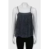Silk cami top
