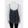 Silk cami top