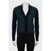 Wool cardigan with buttons