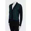 Wool cardigan with buttons