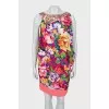 Silk sundress in floral print