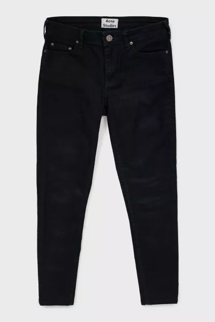 Black skinny fit jeans