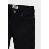 Black skinny fit jeans