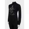Black golf with skull print