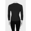 Black long sleeve with side ties