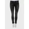 Gray skinny jeans