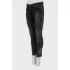 Gray skinny jeans