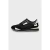 Men's sneakers with fastex fastener