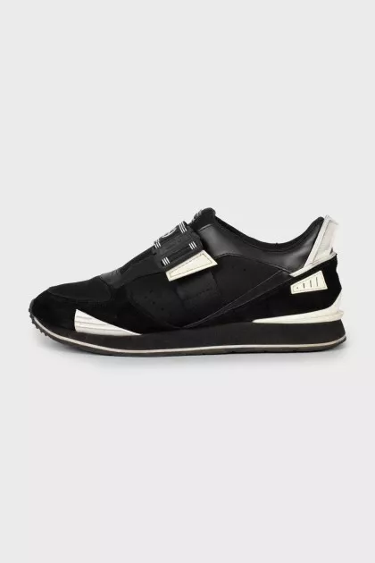 Men's sneakers with fastex fastener