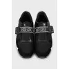 Men's sneakers with fastex fastener