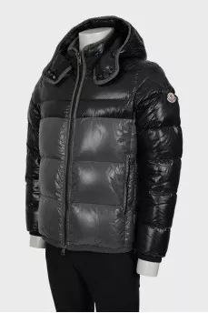 Men's two-tone jacket with hood