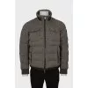 Men's printed wool jacket
