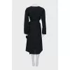 Wrap dress with V-neck