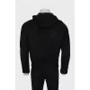 Men's sheepskin coat with hood