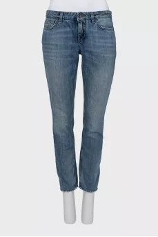 Blue low waist jeans