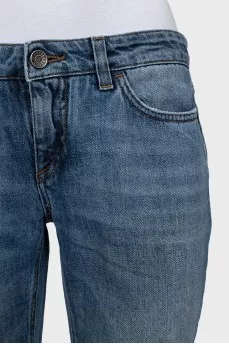 Blue low waist jeans