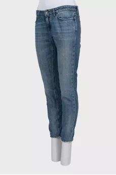 Blue low waist jeans