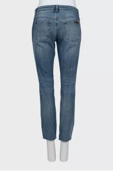 Blue low waist jeans