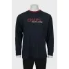 Men's jumper with branded logo