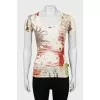 Slim fit printed T-shirt