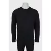 Men's black sweatshirt