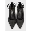 Textile high heels