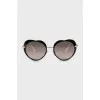 Gradient heart shaped sunglasses