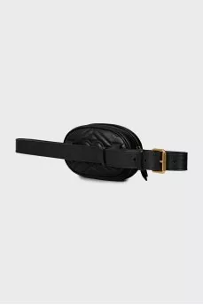 Сумка Black Matelassé Leather GG Marmont