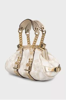 Mini bag with gold logo