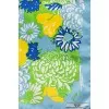 Floral silk scarf