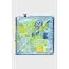 Floral silk scarf